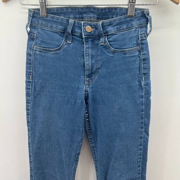 & Denim Denim - & Denim Jeans Womens 25 Blue Skinny Ankle‎ Regular Fit 4-Pockets Stretch